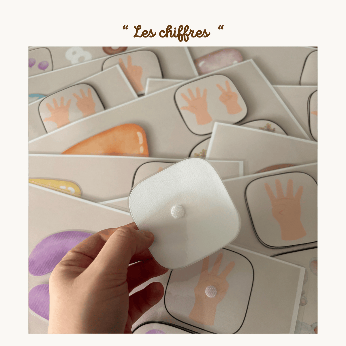 Pochette de planches d'activités éducatives à scratch "Les chiffres"