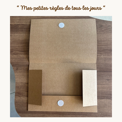 Pochette de planches éducative à scratch "Mes petites règles de tous les jours"