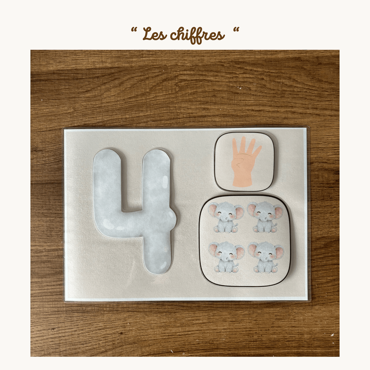 Pochette de planches d'activités éducatives à scratch "Les chiffres"