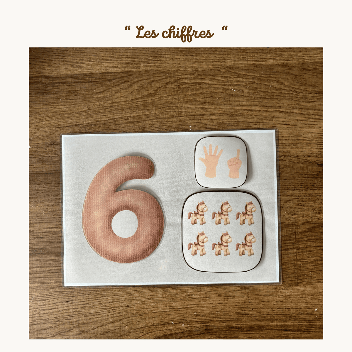 Pochette de planches d'activités éducatives à scratch "Les chiffres"