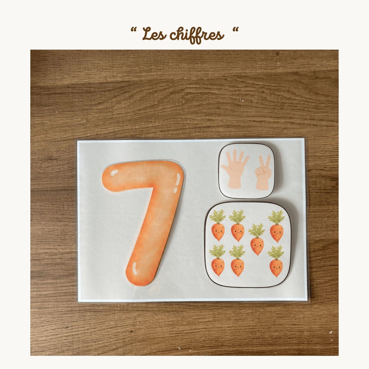 Pochette de planches d'activités éducatives à scratch "Les chiffres"