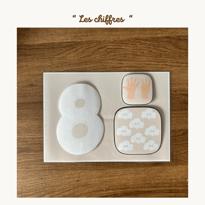 Pochette de planches d'activités éducatives à scratch "Les chiffres"