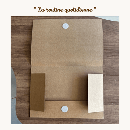 Pochette de planches d'activités éducatives à scratch "La routine quotidienne"