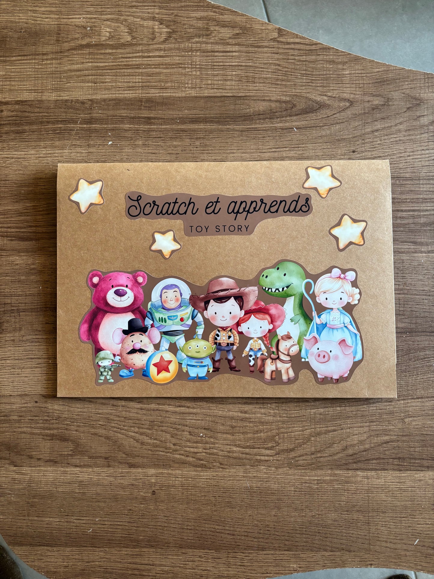 Pochette de planches éducative à scratch “ Toy Story “ ⭐️