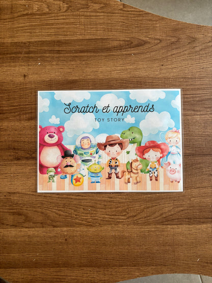 Pochette de planches éducative à scratch “ Toy Story “ ⭐️