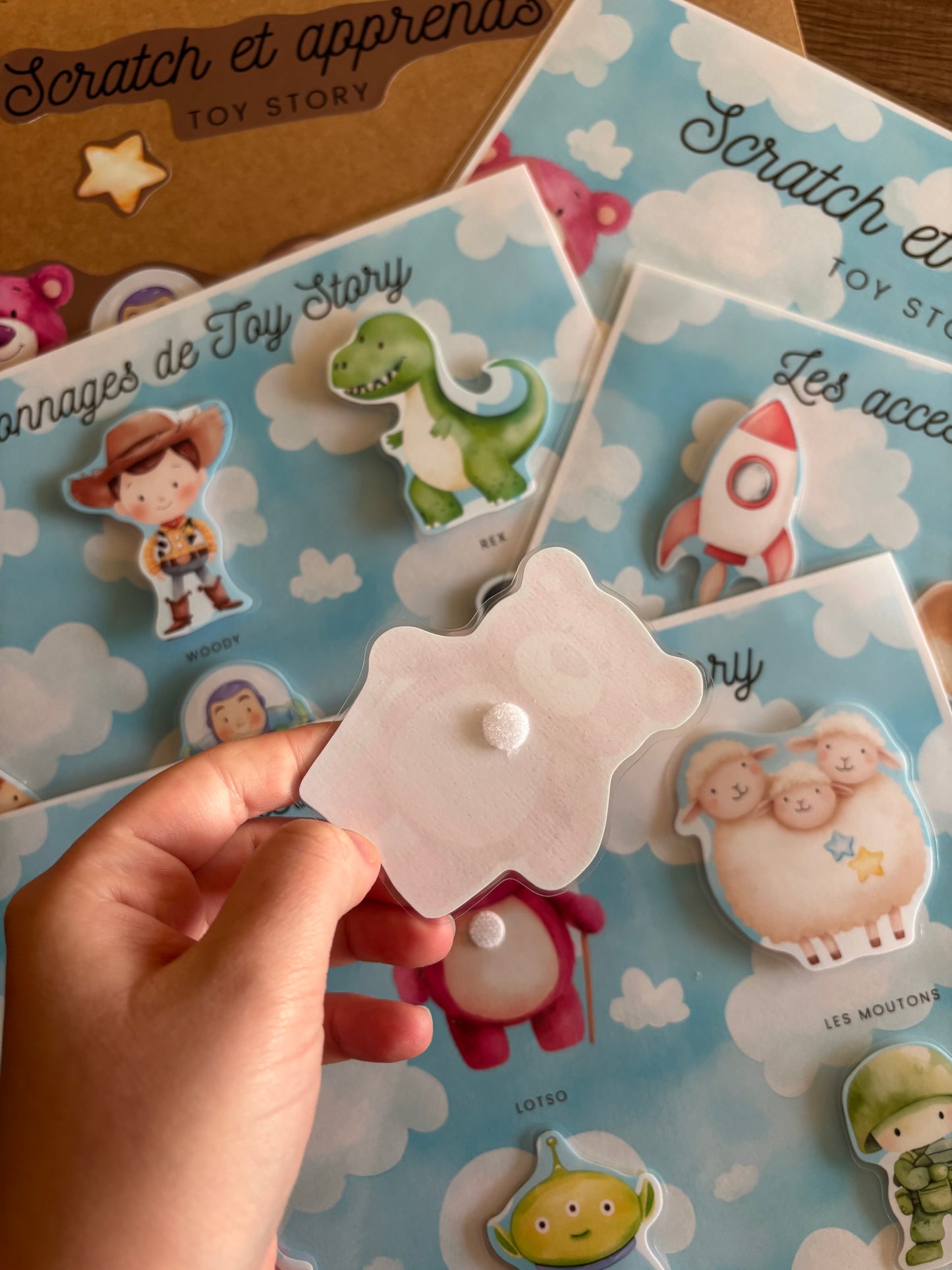 Pochette de planches éducative à scratch “ Toy Story “ ⭐️